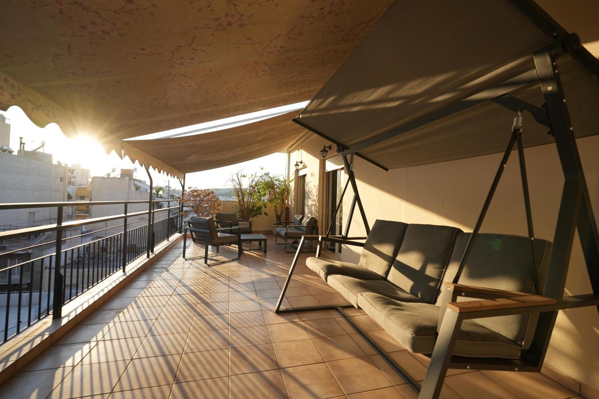 Modern Athenian Penthouse Apartment Екстериор снимка